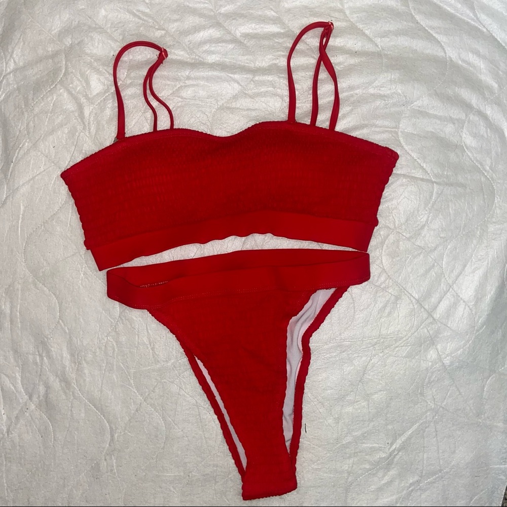 Red bikini for women